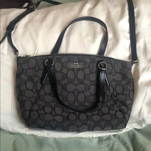 Coach Mini Kelsey Signature Canvas Crossbody Bag